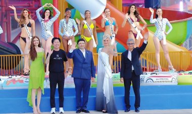 ครั้งแรกของจักรวาล!!! กับ แฟชั่นโชว์ชุดว่ายน้ำ Miss Universe 2025 #74thสาดความร้อนแรงกลางโคลัมเบีย พิคเจอร์ส อควาเวิร์ส พัทยา