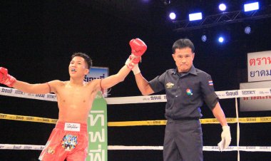 "ยอดเหล็กแหลม" แทงเข้าเป้า คว้าแชมป์ ศึกมวยรอบปูนเสือ มวยพันธุ์ไทย ครั้ง24