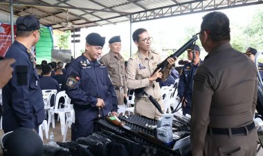 เรือนจำอำนาจเจริญ ร่วมกับ ตำรวจภูธรจังหวัดจัดโครงการฝึกทบทวนยุทธวิธีควบคุมฝูงชน