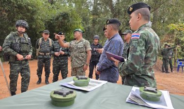 คณะผู้สังเกตการณ์อาเซียน (AOT-TH)  ลงพื้นที่ตรวจสอบข้อมูลเรื่องทุนระเบิดชายแดนอีสาน