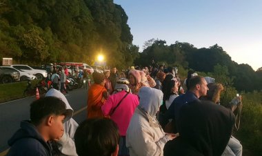 ดอยอินทนนท์สุดคึกคัก!นักท่องเที่ยวแห่สัมผัสหนาวยามเช้า