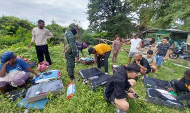 แก๊งคอลเซ็นเตอร์ 12 สัญชาติหนีข้ามฝั่งเข้าไทยหลังทหารเมียนมาถล่มเคเคปาร์คหนัก