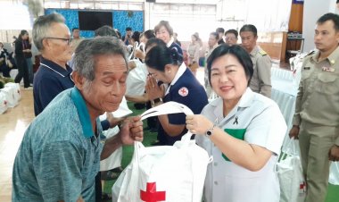 ชัยภูมิรวมใจ! พอ.สว. ลำดับที่ 46 ออกหน่วยแพทย์เคลื่อนที่ ถวายเป็นพระราชกุศลแด่ "พระพันปีหลวง"