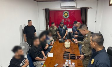 ตำรวจทางหลวงสกัดจับ 6 คนจีนคาดหลบหนีจากถูกทลายรังสแกมเมอร์ในเมียนมา