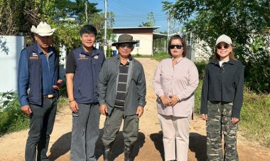 “นายกไหม” ทำ ทัน ใจ  แก้ไขปัญหาทันที  ปรับภูมิทัศน์ริมทางบ้านแม่ปะเหนือเพื่อความปลอดภัย