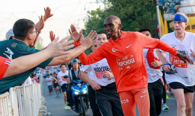 "ไทย"ต้อนรับ สุดยอดนักวิ่งปอดเหล็กโลก "คิปโชเก้"  ร่วมเป็นฑูตท่องเที่ยว