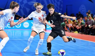 ฟุตซอลหญิงไทย เอาชนะแคนาดา 6-3 ทะลุตัดโคลอมเบีย ลุ้นน็อคเอาท์