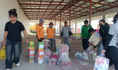 ธารน้ำใจช่วยภาคใต้จากชาวปราจีนบุรีช่วยผู้ประสบอุทกภัยหาดใหญ่