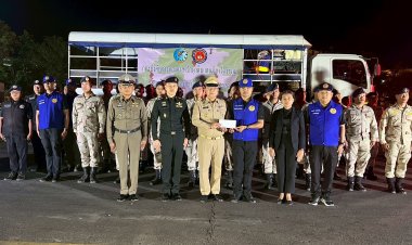 ชัยภูมิส่งกำลัง อส. พร้อมสิ่งของลงพื้นที่หาดใหญ่ ช่วยฟื้นฟูเมืองหลังน้ำท่วมใหญ่