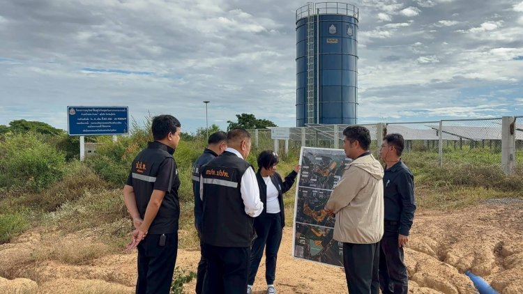 ป.ป.ท. เขต 6ลุยตรวจทรัพยากรน้ำที่ 9ใช้งบ 49 ล้านสร้างระบบกระจายน้ำแล้วทิ้งร้างใช้งานไม่ได้