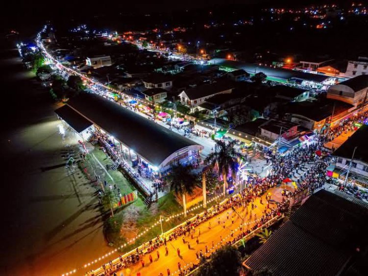 ประเพณี “ต้นกำเนิดกระทงสาย อ.บ้านตาก” 2568. ยิ่งใหญ่ อลังการ    2  ฝั่งแม่น้ำปิง