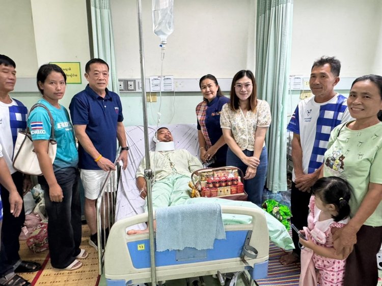 "หัวใจผู้พิทักษ์!" สส.เชวงศักดิ์ รุดเยี่ยมให้กำลังใจ จนท.ป่าไม้ภูเขียว ถูก 'กระทิง' ขวิด