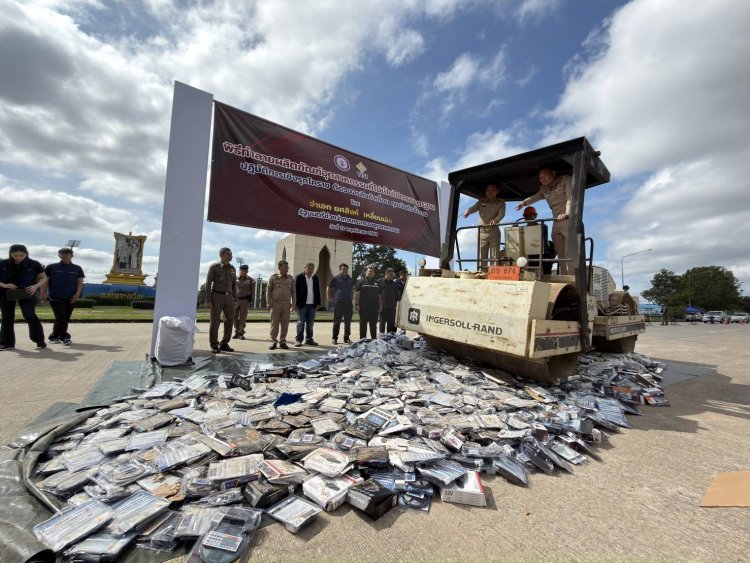 อุตฯลุยปราบปรามสินค้าเถื่อนกลางเมืองโคราช-สั่งคุมเข้มถึงชั้นวางทั่วประเทศ