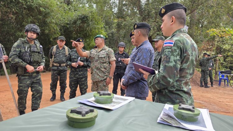 คณะผู้สังเกตการณ์อาเซียน (AOT-TH)  ลงพื้นที่ตรวจสอบข้อมูลเรื่องทุนระเบิดชายแดนอีสาน