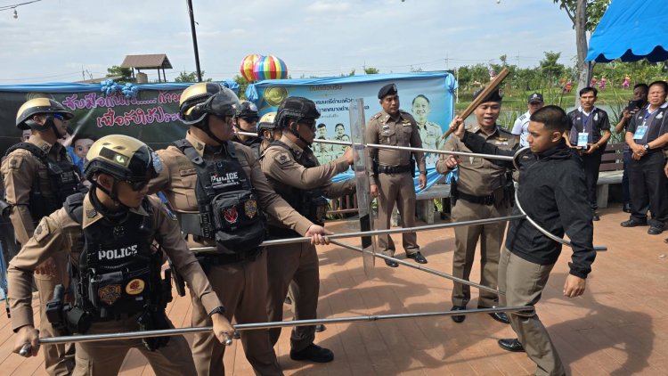 ผู้การโคราชลุยยกระดับตำรวจอาสาชุมชน ป้องกันยาเสพติด-อาชญากรรม-ระงับเหตุคนคลุ้มคลั่ง