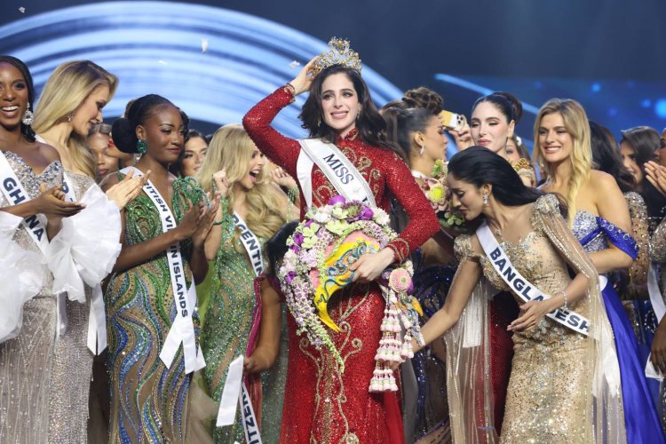 นาทีประวัติศาสตร์! สาวงามเม็กซิโกคว้ามิสยูนิเวิร์ส 2025 “วีนา” คว้ารอง 1