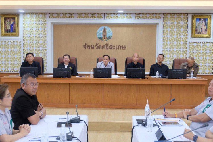 "ศรีสะเกษ" สั่งเตรียมความพร้อมทุกมิติรับมือสงครามไทย- กัมพูชา ที่อาจจะเกิดขึ้นได้