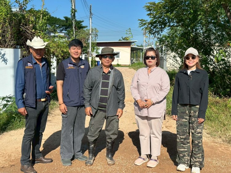 “นายกไหม” ทำ ทัน ใจ  แก้ไขปัญหาทันที  ปรับภูมิทัศน์ริมทางบ้านแม่ปะเหนือเพื่อความปลอดภัย