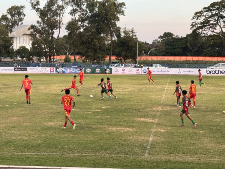 "หมอนทองวิทยา" ตกรอบรองฯ! พ่าย "ราชวินิตบางแก้ว" 1-2 ศึกทวารวดีเกมส์