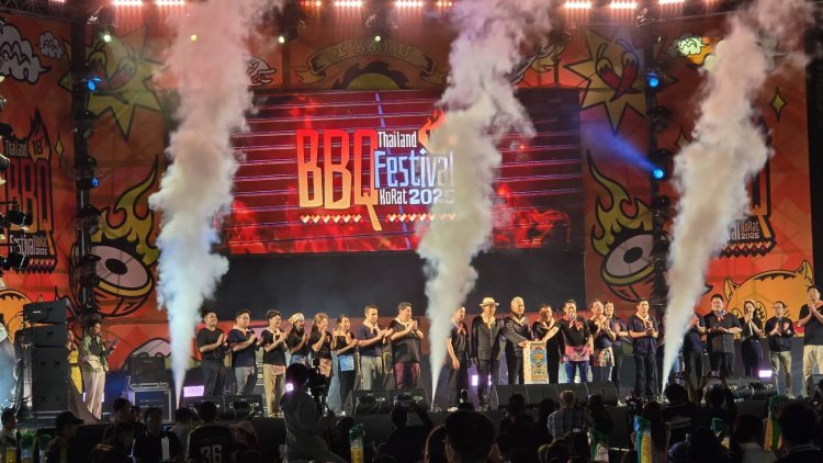 หอการค้าโคราชจัดใหญ่ เทศกาลอาหารย่าง Thailand BBQ Festival 2025 คาดเงินสะพัดกว่า 50 ล้านบาท
