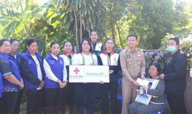 นายอำเภอสีคิ้วมอบเงินช่วยเหลือเบื้องต้น 10,500 บาทครอบครัวเด็ก 11 ขวบถูกไฟฟ้าช็อตเสียชีวิต