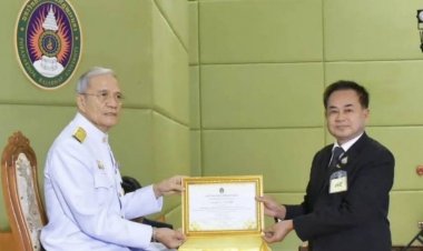 "นายสลากุล ประเสริฐดี" รับมอบเกียรติบัตรและโล่ประกาศเกียรติคุณ "คนดีของสังคม"