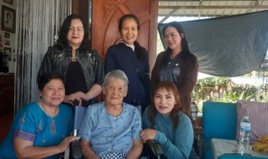 ร.พ.เสริมสุขภาพตำบลอรัญญิกร่วมกับอสม.ติดตามดูแลผู้สูงอายุ