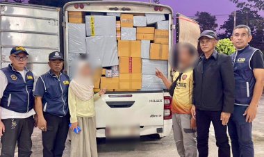 ตำรวจสกัด “บุหรี่ต่างประเทศหลบหนีภาษี....ล็อตใหญ่..!”ยึดของกลางกว่า 600,000 มวน