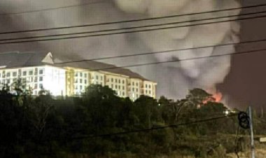 Gripen หย่อนไข่ลงตึกกาสิโนรอยัลฮิลล์ฯ ตรงข้ามช่องจอม แหล่งซุกโดรนพลีชีพกัมพูชา-ซ่อนรถยิง BM-21