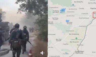 ด่วน! กัมพูชายิงปืน ค.ลงข้างยานเกราะสไตรเออร์ ที่ด่านบึงตะกวนพลีชีพ 1 บาดเจ็บ 10 นาย