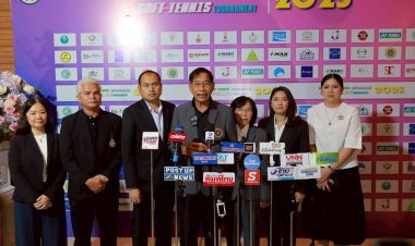 อบจ.ปทุมธานีร่วมกับสมาคมกีฬาซอฟท์เทนนิสฯระเบิดศึกแข่งขันกีฬาซอฟท์เทนนิสนานาชาติ