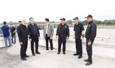 "กรมชลฯ" เดินหน้าบริหารจัดการน้ำลุ่มเจ้าพระยา ปรับปรุงส่งน้้ำ บำรุงรักษามหาราช บางบาล