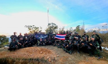 กองทัพบกยันทหารยึดช่องอานม้า เนิน 677 ปักธงไทย ร้องเพลงชาติกระหึ่ม