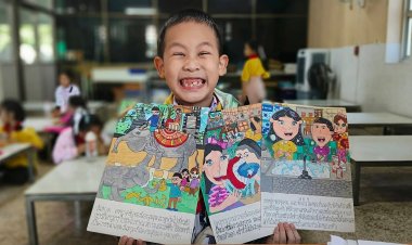 “จุนจุน”เด็กปทุมฯเจ๋งคว้ารางวัลชนะเลิศวาดภาพ(Grand Prix Award)นานาชาติ