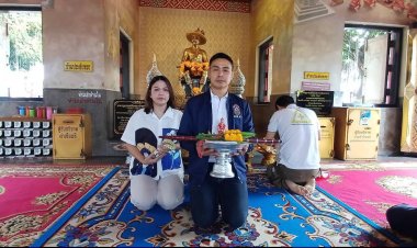 “นายอำเภอตั้ม บ้านตาก” ถือฤกษ์ชัย 9.19 น. กราบศาลสมเด็จพระเจ้าตากสิน ก่อนรับตำแหน่งปลัดบุรีรัมย์