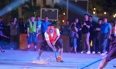 สนั่นทุ่งหนองเขื่อง! ผู้ว่าฯ ชัยภูมิ เปิดศึก 'ตีคลีไฟ' แมตช์หยุดโลก ทัพสื่อฯ-อินฟลูฯ ปะทะข้าราชการ แฟนคลับนับแสนแห่ชมออนไลน์ล้นหลาม