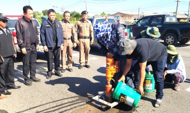 ป.ป.ช.พิจิตรลงพื้นที่เจาะตรวจถนนงบ1,413ล้านสร้างเสร็จช้าแต่พังเร็วใช้งานไม่ถึงปีพบถนนชำรุด7,000ตารางเมตร