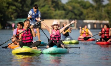 หนีกรุงทิ้งความวุ่นวาย!โต้ลมหนาว ชมศิลปะ-ฟังเพลง เคล้าบรรยากาศสุดชิลล์ริมแม่น้ำแคว