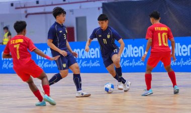 ฟุตซอลไทย U16 อัด เมียนมา 4-0 เก็บหกแต้มเต็มศึกชิงแชมป์อาเซียน U16