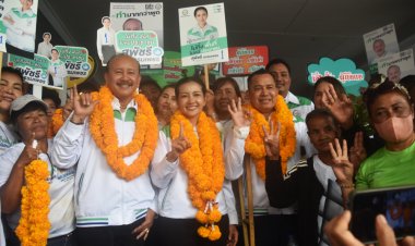 สมัคร ส.ส. สงขลาวันแรก คึกคัก กองเชียร์พรรคใหญ่ พรึบ