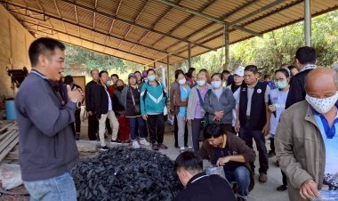 สำนักงานสหกรณ์จังหวัดน่าน จับมือ วช. และภาคีเครือข่ายท้องถิ่น 8 หน่วยงาน ขับเคลื่อนการจัดการเศษวัสดุการเกษตรด้านปศุสัตว์ ลดจุดความร้อนและฝุ่น PM2.5 จังหวัดน่าน