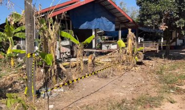 รอเคลียร์ความปลอดภัย หมู่บ้านใกล้ตาควายโดนเขมรรัวยิงBM21ถล่มเสียหายหนัก