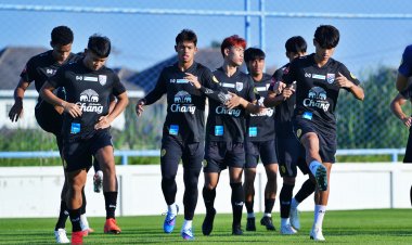 ทีมชาติไทย U23 ลงซ้อมครั้งแรกเตรียมทีมลุย AFC "โค้ชวัง" วางแผนที่ละก้าว