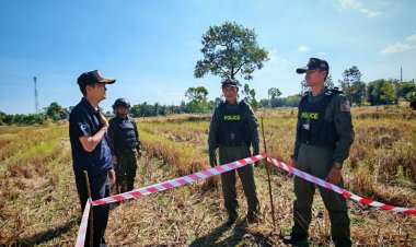 ผู้ว่าฯศรีสะเกษย้ำชาวบ้านชายแดนพบวัตถุต้องสงสัยรีบแจ้งจนท.เพื่อประสานEODเก็บกู้ทำลาย