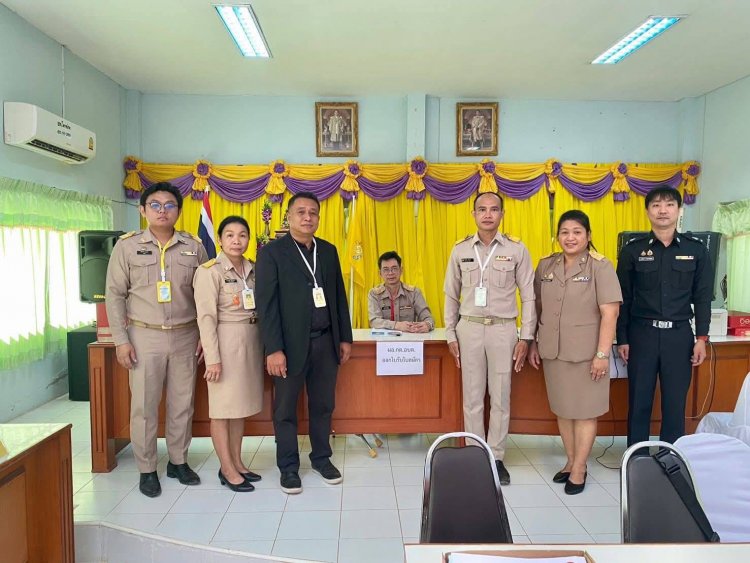 กกต.ศรีสะเกษลงพื้นที่สังเกตการณ์สมัครรับเลือกตั้ง อบต.