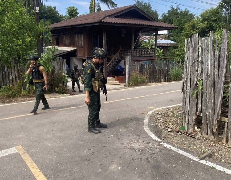 แม่สอดตึงเครียด!ทัพเมียนมาถล่มเดือดฝ่ายต้านกระสุนปืนหนักตกฝั่งไทยเจ็บ2