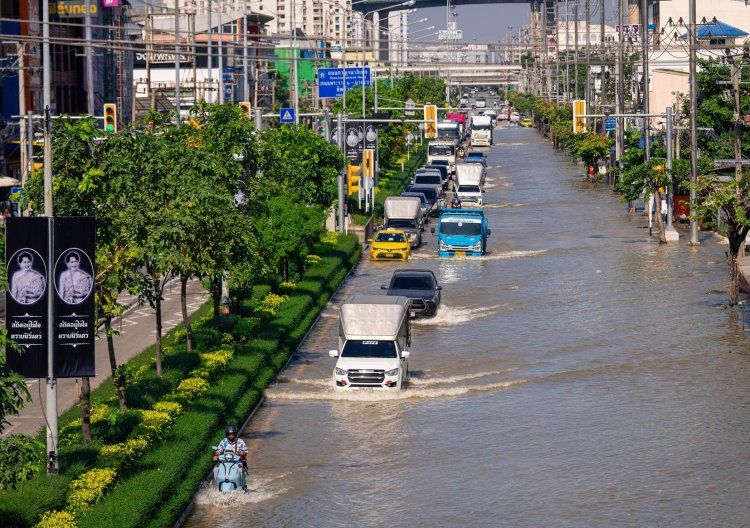 พระประแดง–พระสมุทรเจดีย์อลเวง น้ำทะเลหนุนจมบาดาล