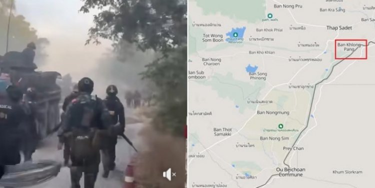 ด่วน! กัมพูชายิงปืน ค.ลงข้างยานเกราะสไตรเออร์ ที่ด่านบึงตะกวนพลีชีพ 1 บาดเจ็บ 10 นาย