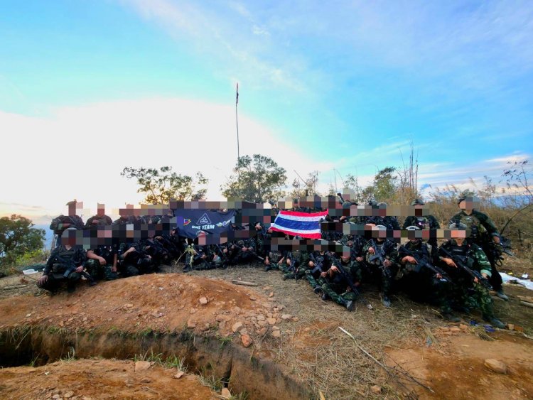 กองทัพบกยันทหารยึดช่องอานม้า เนิน 677 ปักธงไทย ร้องเพลงชาติกระหึ่ม