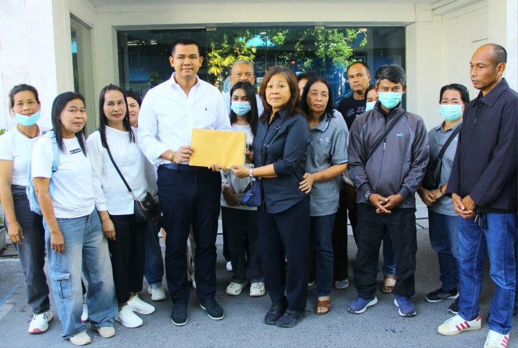 ลามถึงลูก! เกษตรกรบุกปชป. ค้านส่ง‘สราวุธ อ่อนละมัย’ลงสส.ชุมพร อ้างถูกพ่อโกง